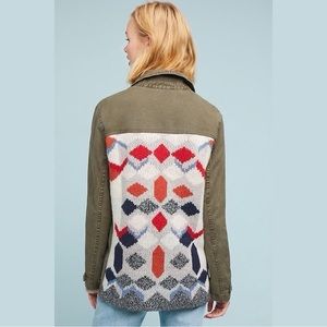 Arly Sweater-Back Anorak Size Large